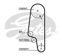 Gates KP15428XS Powergrip Timing Belt Kit