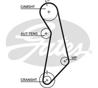 Gates KP15489XS1 Powergrip Timing Belt Kit