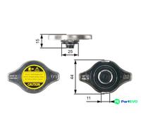 GATES RADIATOR CAP RC127 FOR MITSUBISHI TOYOTA DAEWOO PROTON LEXUS
