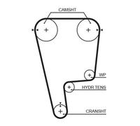 GATES T226 Timing Belt