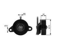GATES T38056 Tensioner pulley