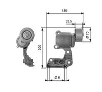 Gates T38410 DriveAlign Tensioner