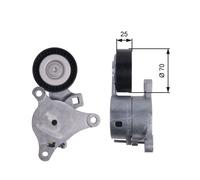 Gates T39041 V-Ribbed Belt Belt Tensioner Replacement Fits Citroen Peugeot