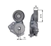 Gates T39173 V-Ribbed Belt Belt Tensioner Upper Fits Audi Seat Skoda VW