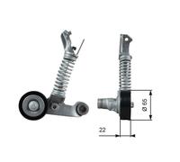 Gates T39373 V-Ribbed Belt Belt Tensioner Replacement Fits Mercedes-Benz