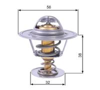 Gates Thermostat,Coolant fits Autobianchi Y10 1985-1995 1.0