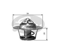 Gates Thermostat, coolant - TH00191G2