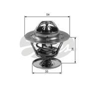 Gates Thermostat, coolant - TH11383G1