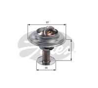 Gates Thermostat, coolant - TH45688G1