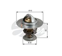 Gates Thermostat, coolant - TH50292G1