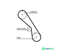 GATES TIMING BELT 5474XS FOR TOYOTA