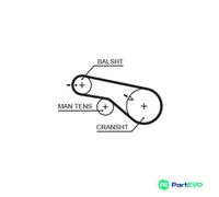 GATES TIMING BELT 5570XS FOR HYUNDAI KIA