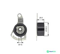 GATES TIMING BELT TENSIONER PULLEY T43056