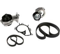 GATES Timing Belt/Water Pump for Vauxhall Crossland X 1.2 Mar 2017 to Present