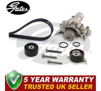 Gates Timing Cam Belt Kit + Water Pump Fits 206 307 406 407 Xsara Picasso C5