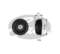 Gates Torsional Vibration Damper - TVD1134