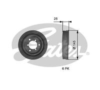 GATES TVD1056 Crankshaft pulley