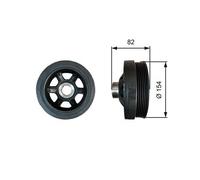 Gates TVD1139 Crankshaft Belt Pulley