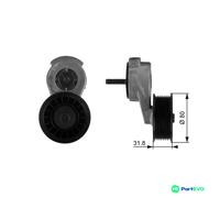 GATES V-RIBBED BELT BELT TENSIONER T38116 FOR JEEP