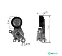 GATES V-RIBBED BELT BELT TENSIONER T38209 FOR AUDI SEAT VW