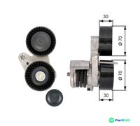 GATES V-RIBBED BELT BELT TENSIONER T39114 FOR BMW