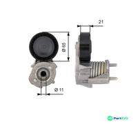 GATES V-RIBBED BELT BELT TENSIONER T39118 FOR FORD VOLVO