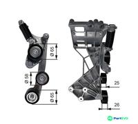 GATES V-RIBBED BELT BELT TENSIONER T39136 FOR MERCEDES-BENZ