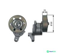 GATES V-RIBBED BELT BELT TENSIONER T39154 FOR TOYOTA