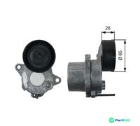GATES V-RIBBED BELT BELT TENSIONER T39196 FOR MERCEDES-BENZ