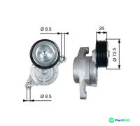 GATES V-RIBBED BELT BELT TENSIONER T39279 FOR MAZDA MAZDA (CHANGAN)