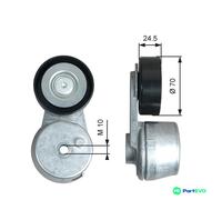 GATES V-RIBBED BELT BELT TENSIONER T39375 FOR OPEL VAUXHALL