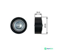 GATES V-RIBBED BELT DEFLECTION/GUIDE PULLEY T36454 FOR ALFA ROMEO FIAT