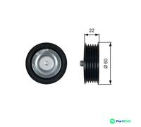 GATES V-RIBBED BELT DEFLECTION/GUIDE PULLEY T36473 FOR HYUNDAI KIA