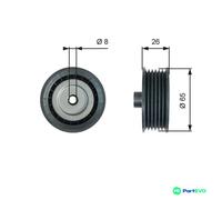 GATES T36776 Deflection / Guide Pulley, v-ribbed belt