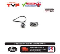 Gates V-Ribbed Belt Set For Vauxhall Astra 2004-2010 1.7 K016PK1623