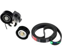 GATES V-RIBBED BELT SET K116PK1873 FOR BMW
