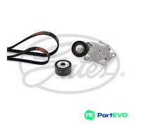 GATES V-RIBBED BELT SET K146PK1708 FOR PEUGEOT