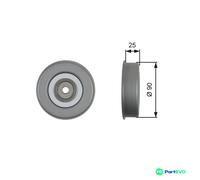 GATES V-RIBBED BELT TENSIONER PULLEY T39245 FOR MITSUBISHI HYUNDAI