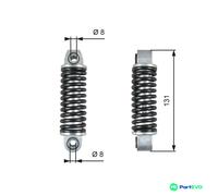 GATES V-RIBBED BELT VIBRATION DAMPER T39151 FOR MERCEDES-BENZ