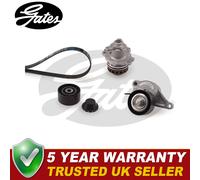 Gates Water Pump + Alternator Belt Kit Fits Vauxhall Renault Nissan - KP17PK1973