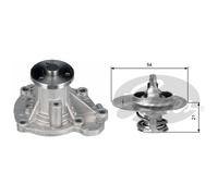 Gates Water Pump & Thermostat Kit fits Nissan Cube 2003-2008 1.4