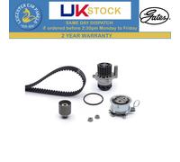Timing Belt & Water Pump Kit fits AUDI A2 8Z0 1.4D 00 to 05 Set Gates Quality