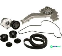 Gates Water Pump & Aux Belt Kit - fits AUDI A6 C7/C8 3.0D (2014) - New
