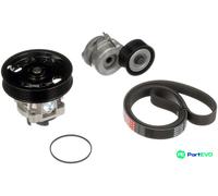 GATES WATER PUMP + V-RIBBED BELT KIT KP16PK1320 FOR FIAT OPEL SUZUKI VAUXHALL