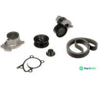 GATES WATER PUMP + V-RIBBED BELT KIT KP17PK1570 FOR RENAULT DACIA