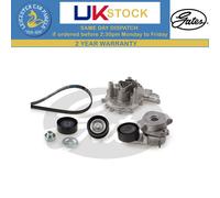 Gates Water Pump + V-Ribbed Belt Set For Ford Transit Tourneo 2007-2014 2.2