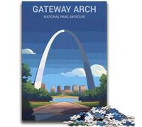 Gateway Arch National Park 2000 Piece Jigsaw Puzzle for Adults And Teenagers, Educational Stress Relief Toy for Is Ideal As A Gift for The Whole Family 2000pcs(70x100cm)