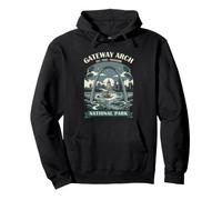Gateway Arch National Park St Louis Missouri Adventure Pullover Hoodie
