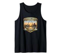 Gateway Arch National Park St. Louis Souvenir Vintage Tank Top