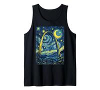 Gateway Arch St Louis Starry Night Art History Present Tank Top